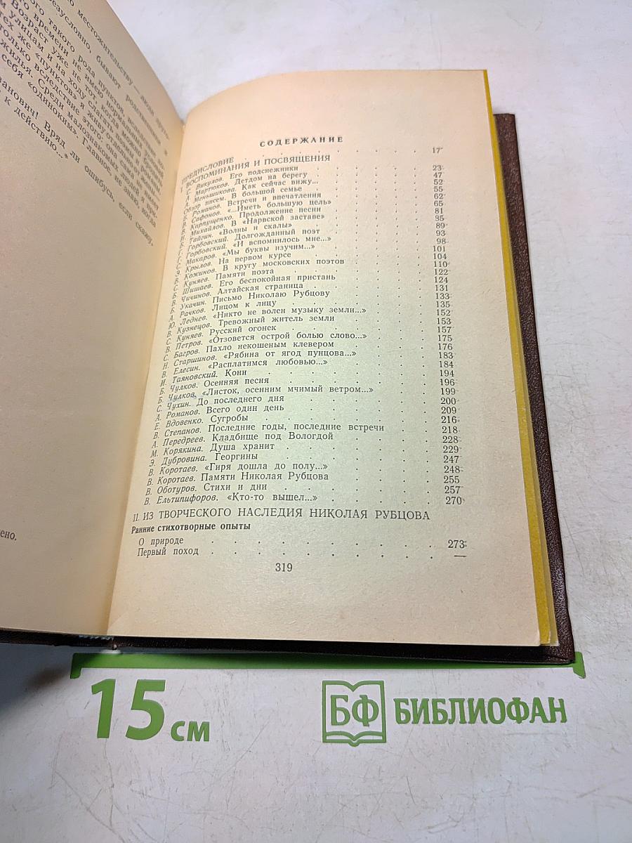 Воспоминания о Рубцове