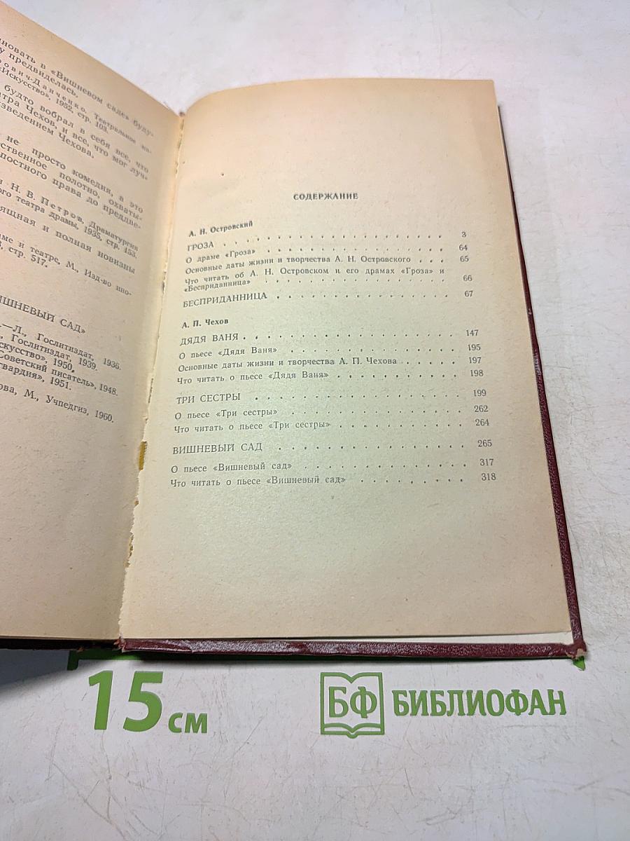 Гроза. Бесприданница. Дядя Ваня. Три сестры. Вишнёвый сад. Для 9-го класса