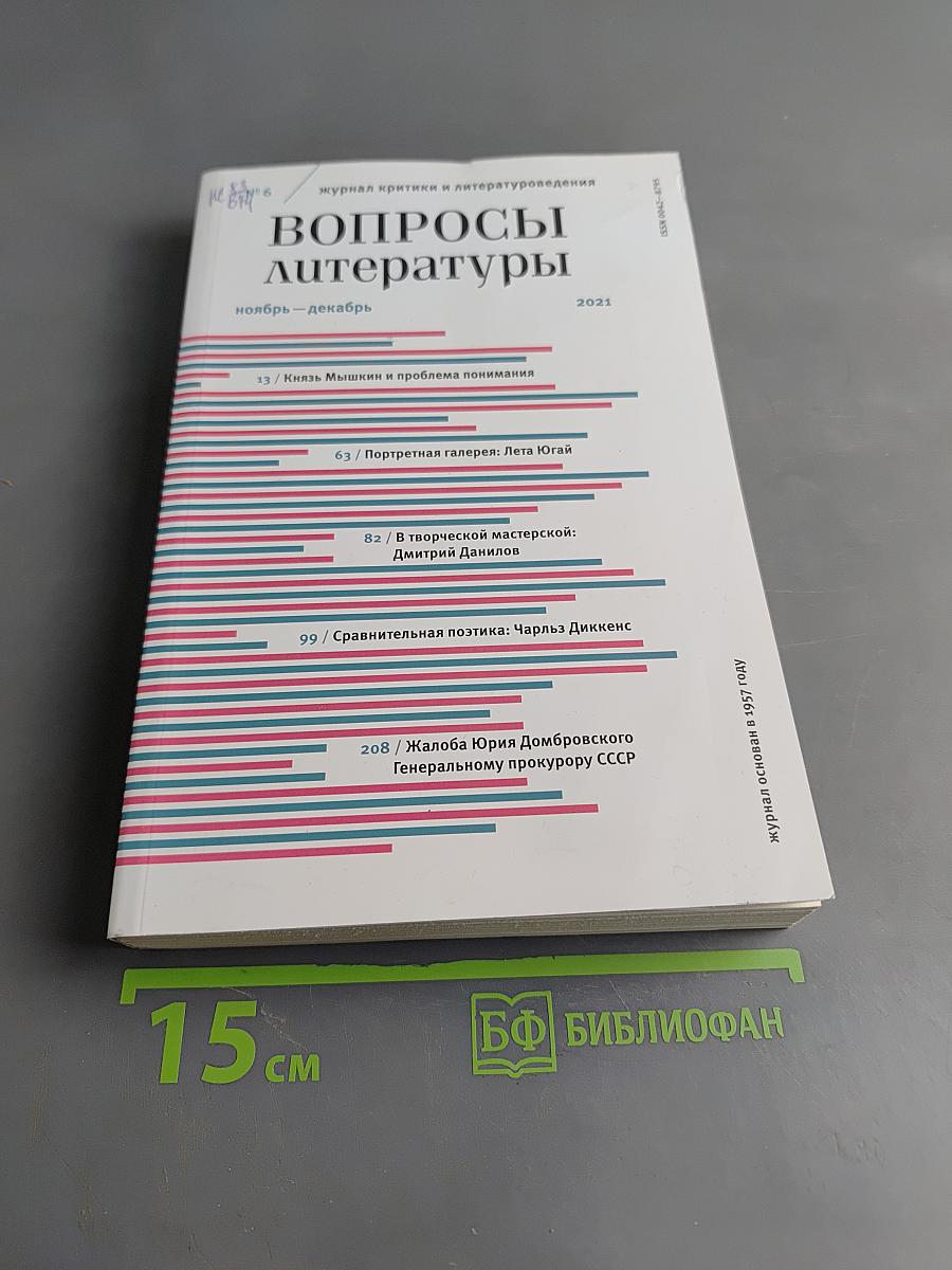 Вопросы литературы № 6