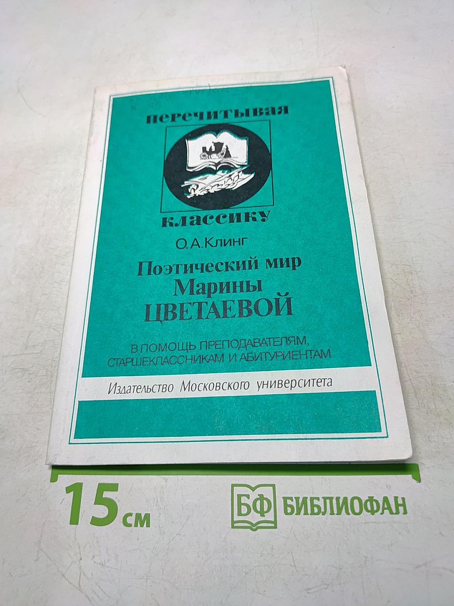 Поэтический мир Марины Цветаевой