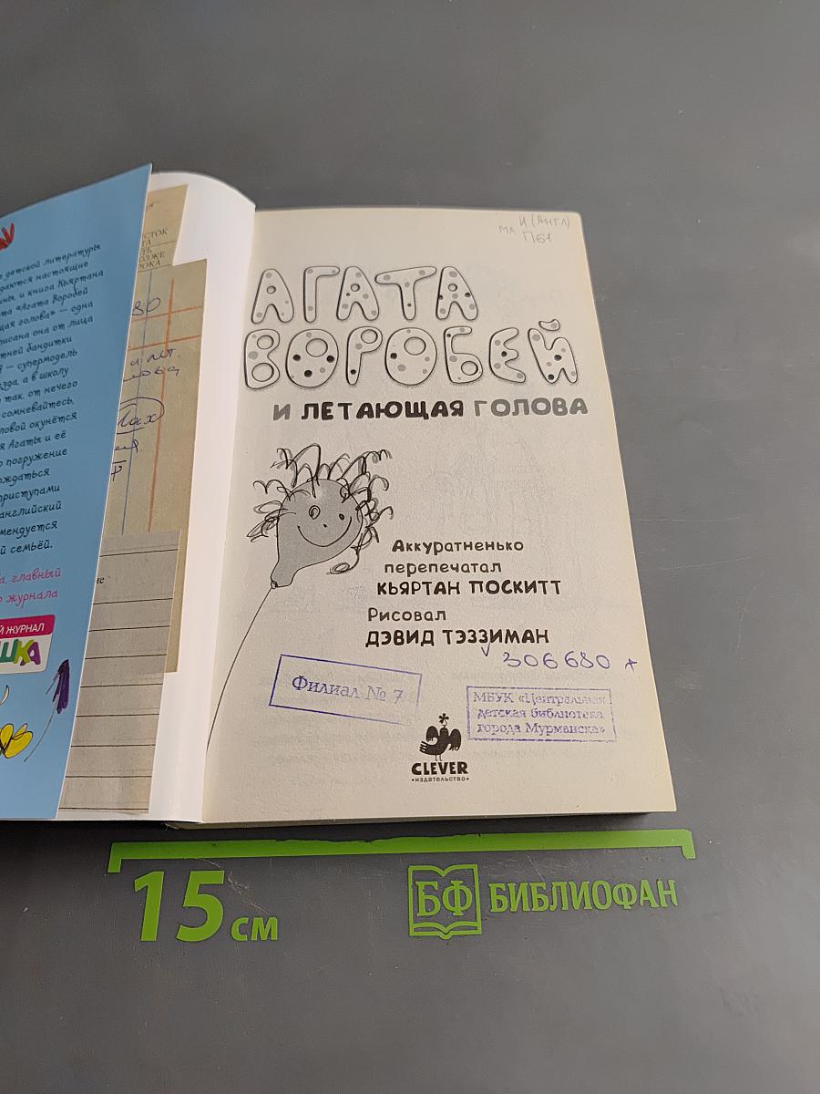 Агата Воробей и летающая голова