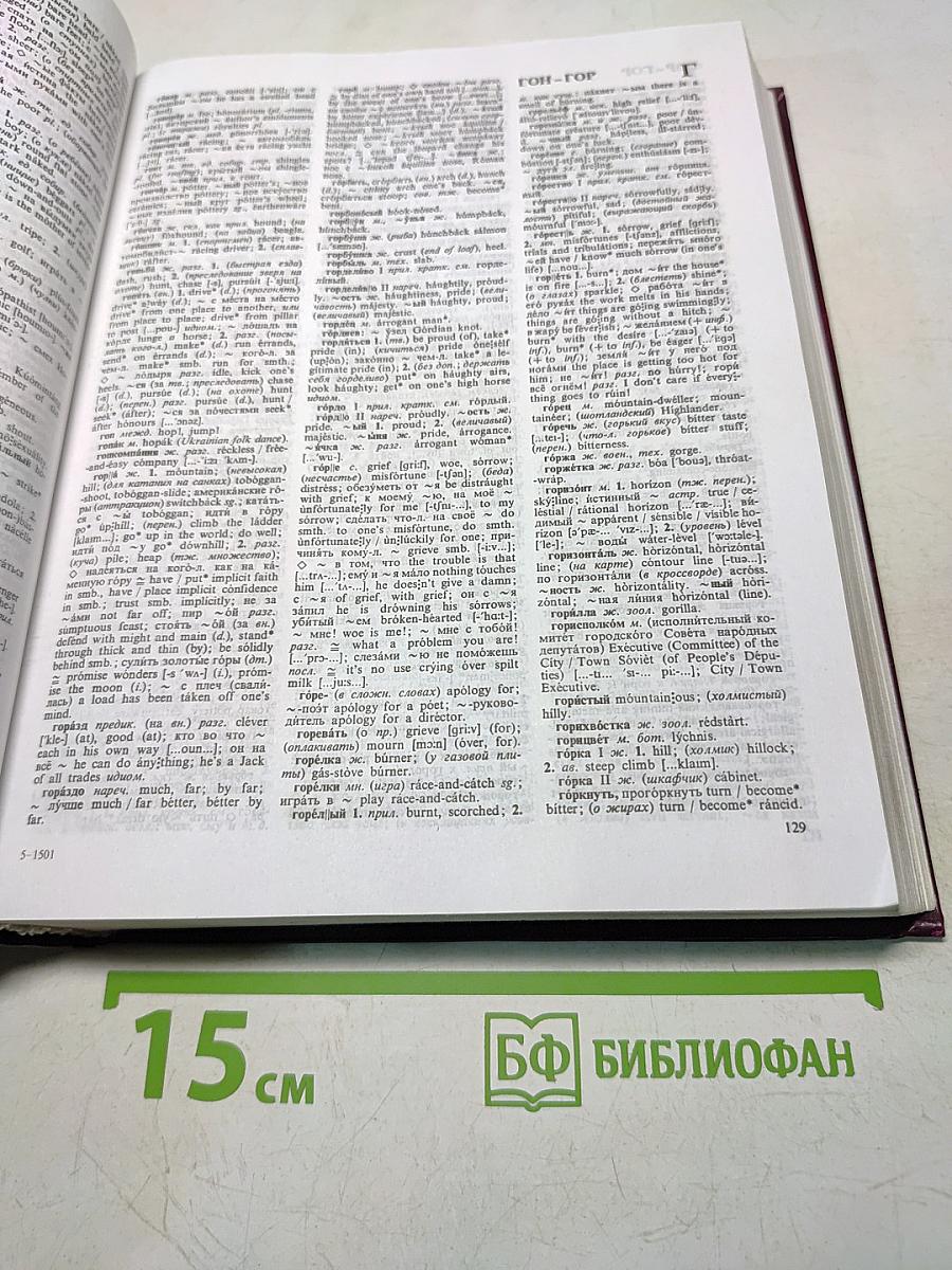 Большой русско-английский словарь