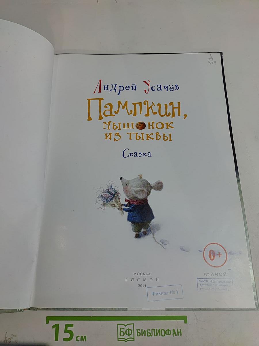 Пампкин, мышонок из тыквы