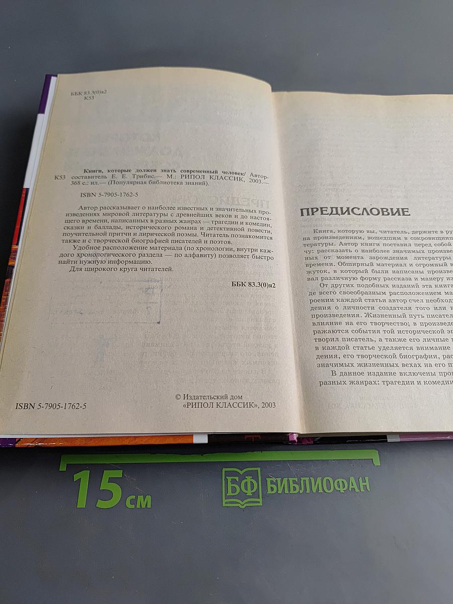 Книги, которые должен знать современный человек