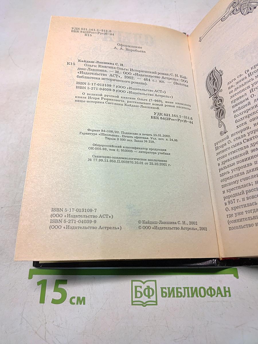 Ольга. Княгиня Ольга. Исторический роман