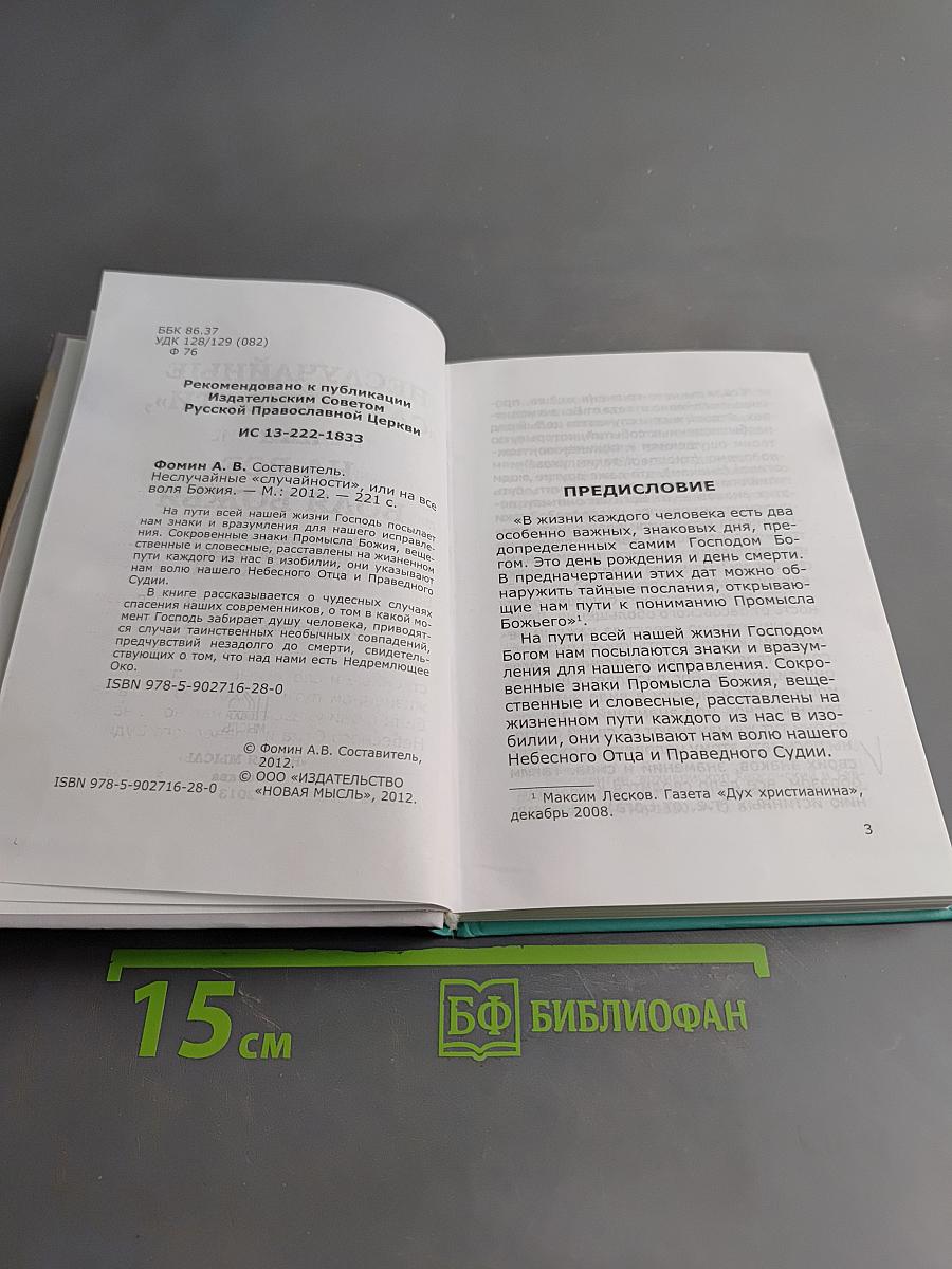 Неслучайные «случайности» или на всё воля Божья