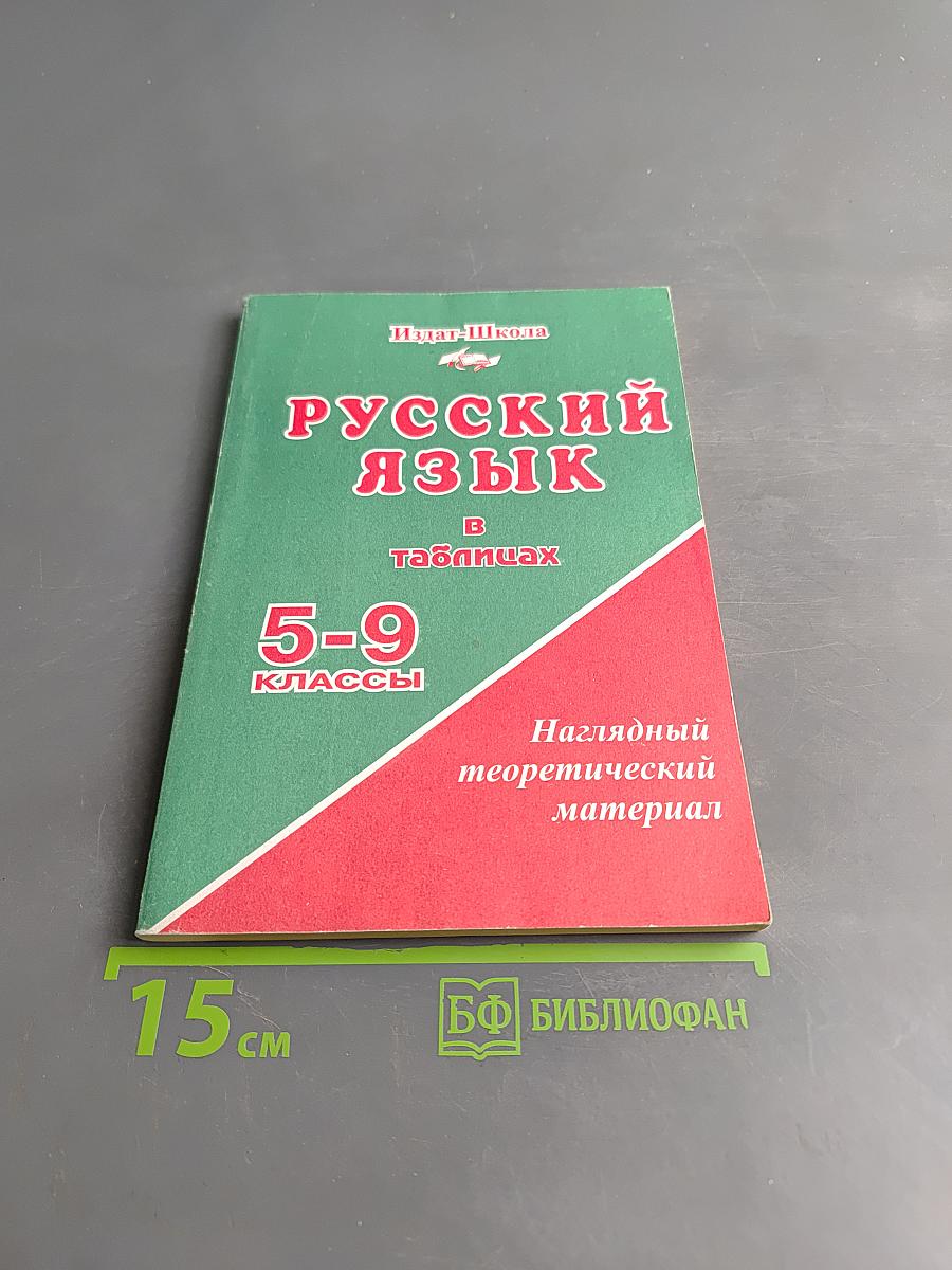 Русский язык в таблицах. 5-9 классы