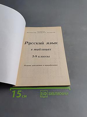 Русский язык в таблицах. 5-9 классы
