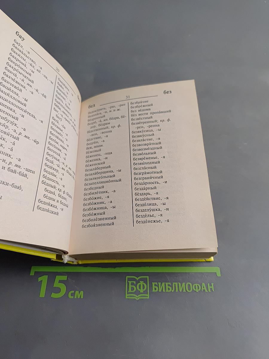 Школьный орфографический словарь