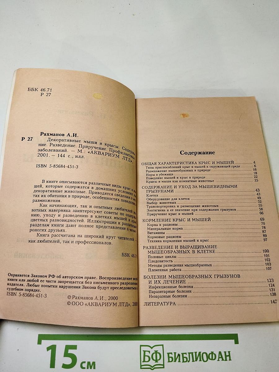 Декоративные мыши и крысы