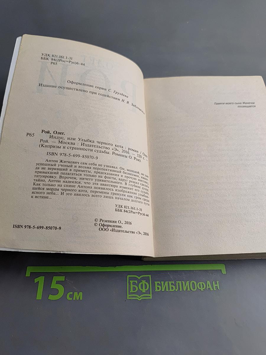 Индус, или Улыбка черного кота
