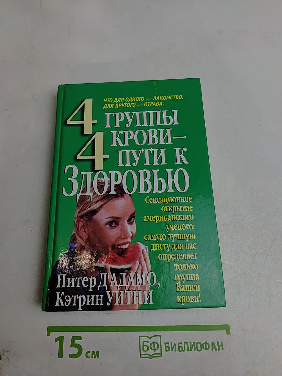 4 группы крови — 4 пути к здоровью