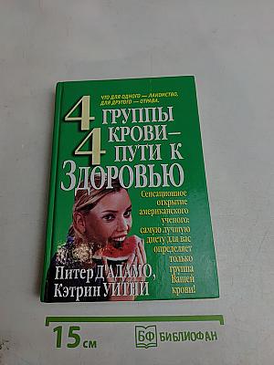 4 группы крови — 4 пути к здоровью