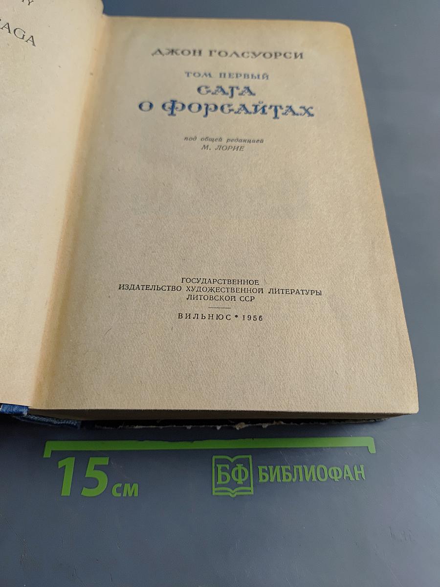 Сага о Форсайтах. Том первый