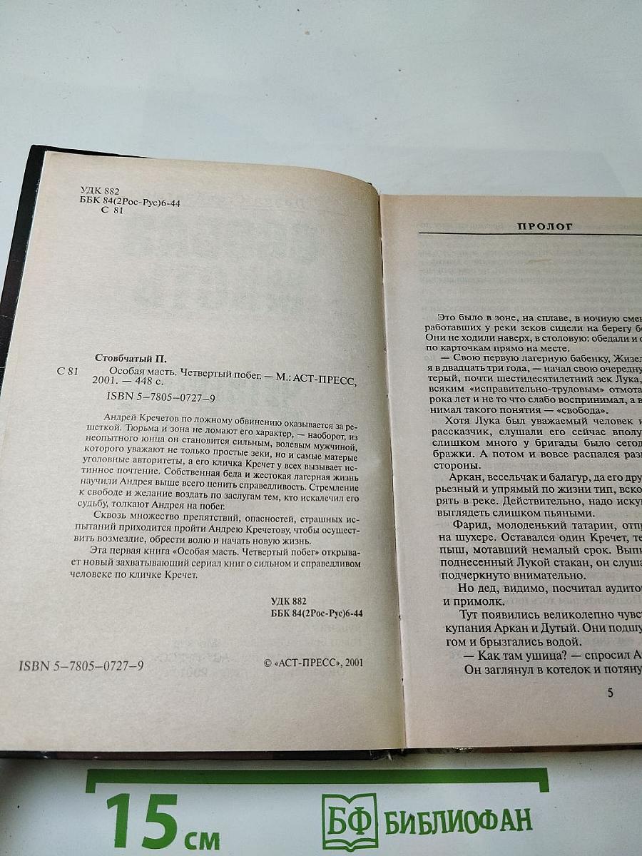 Особая масть. Четвертый побег