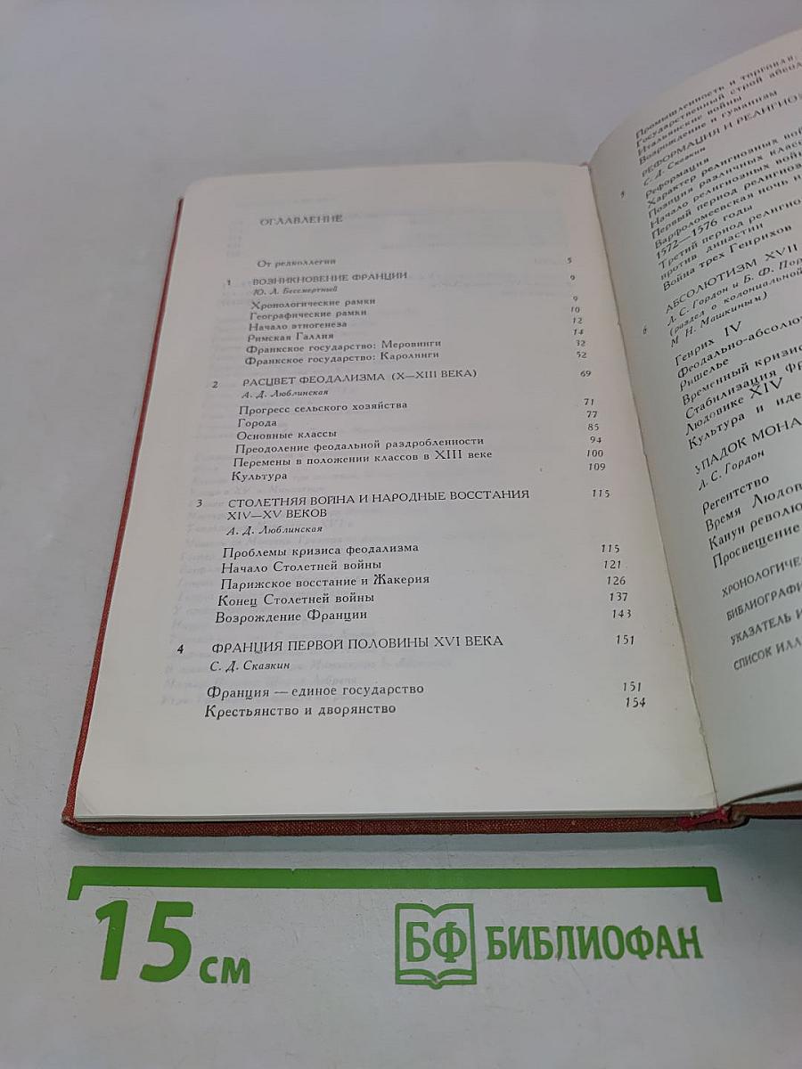 История Франции. Том 1