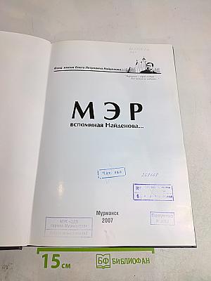 Мэр. Вспоминая Найденнова...