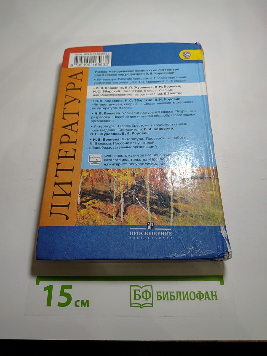 Литература. 9 класс. Часть 1