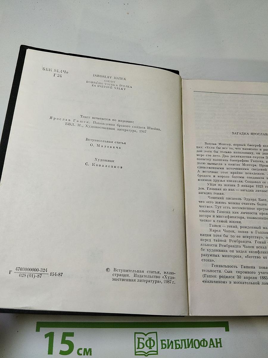 Похождения бравого солдата Швейка во время мировой войны