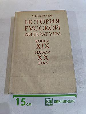 История русской литературы конца XIX - начала XX века