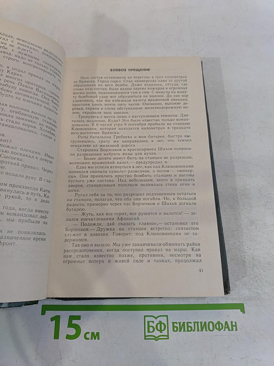Огнем полковых батарей