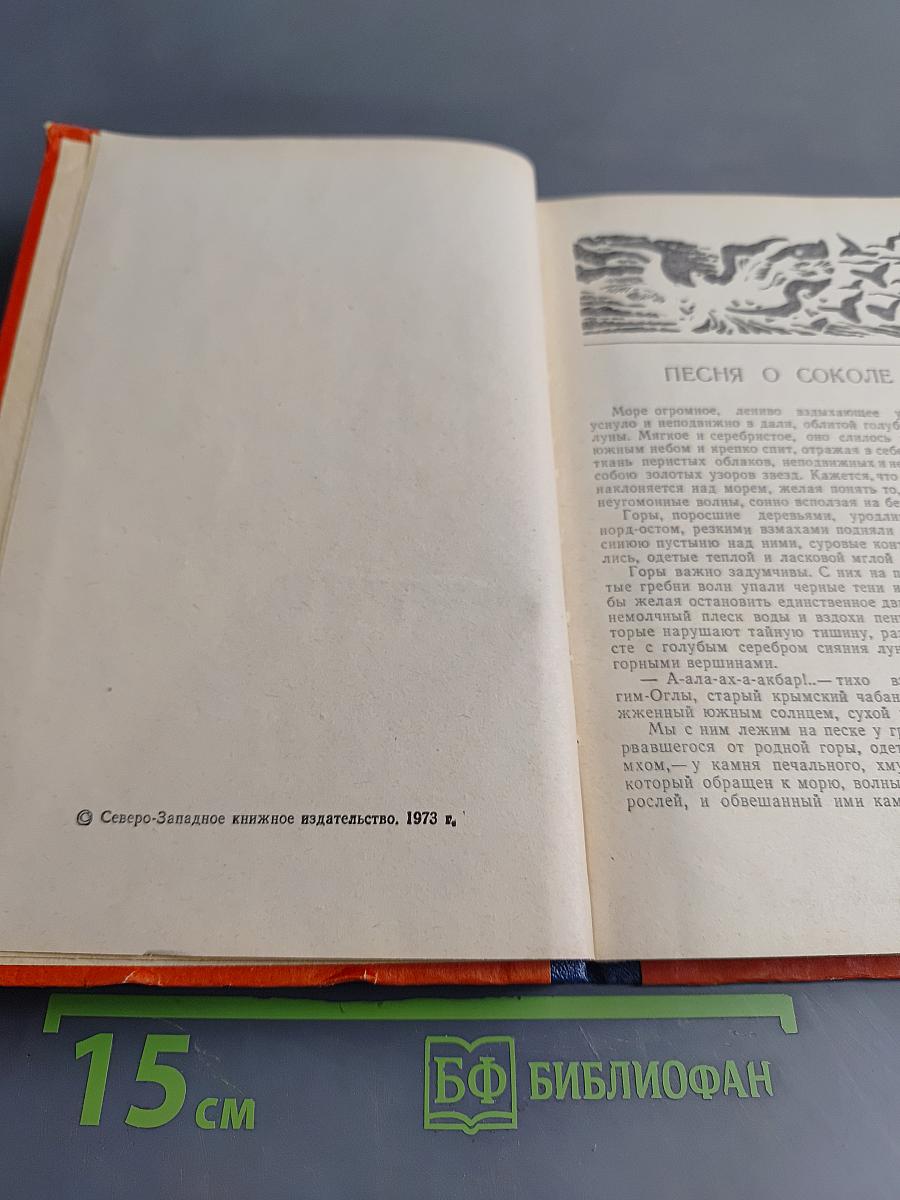 Песня о соколе. Песня о буревестнике. Сказки об Италии