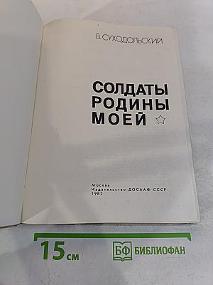 Солдаты Родины моей