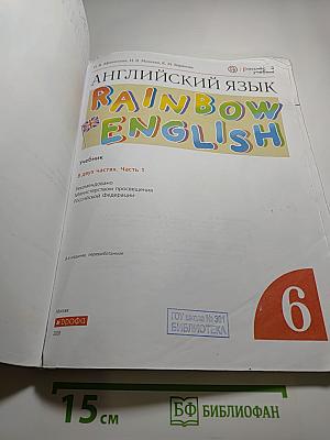Английский язык Rainbow English. 6 класс, Часть 1