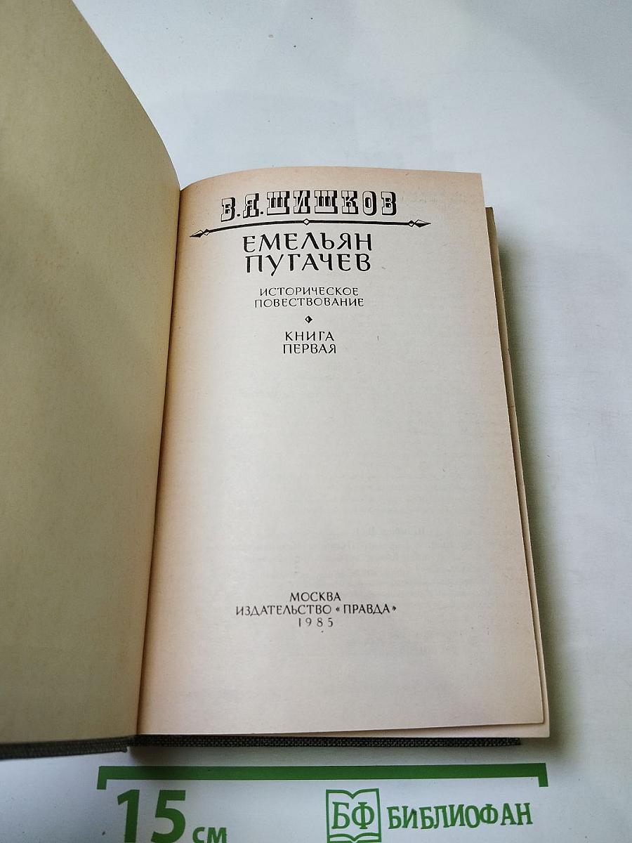 Емельян Пугачев. Историческое повествование. Книга первая.