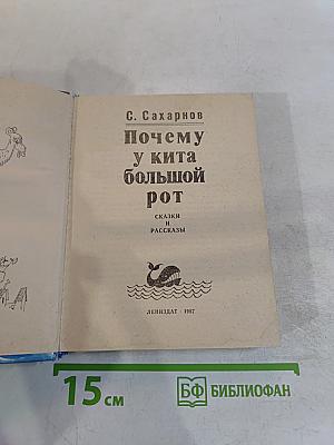 Почему у кита большой рот