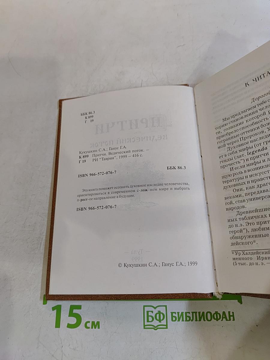 Притчи. Ведический поток