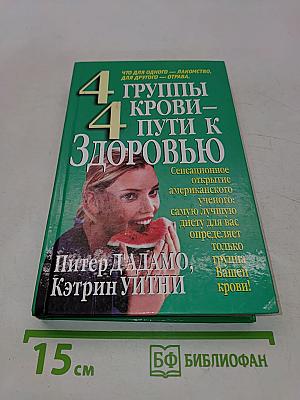 4 группы крови — 4 пути к здоровью