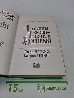 4 группы крови — 4 пути к здоровью
