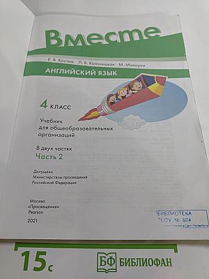 Team up! Английский язык. 4 класс. Часть 2