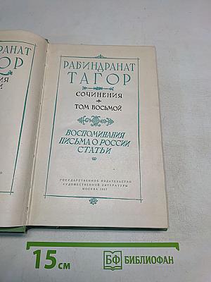 Сочинения. Том восьмой. Воспоминания, письма о России, статьи