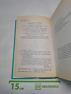 4 группы крови – 4 пути к здоровью