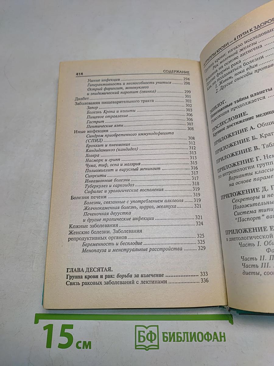4 группы крови – 4 пути к здоровью