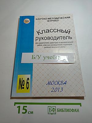 Классный руководитель №6 2013