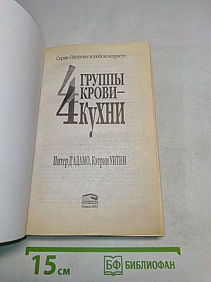 4 группы крови - 4 кухни