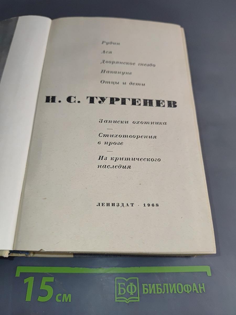 Стихотворения в прозе. Записки охотника. Из критического наследия