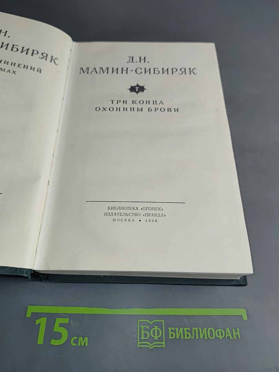 Три конца. Охонины брови