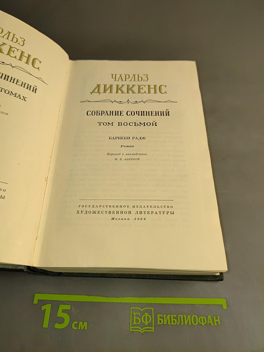 Собрание сочинений. Том восьмой. Барнби Радж