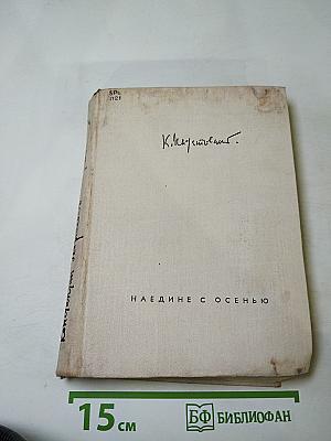 Наедине с осенью. Портреты, воспоминания, очерки