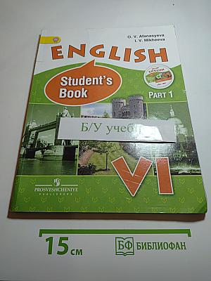 Английский язык. VI класс. Student's Book. Часть 1