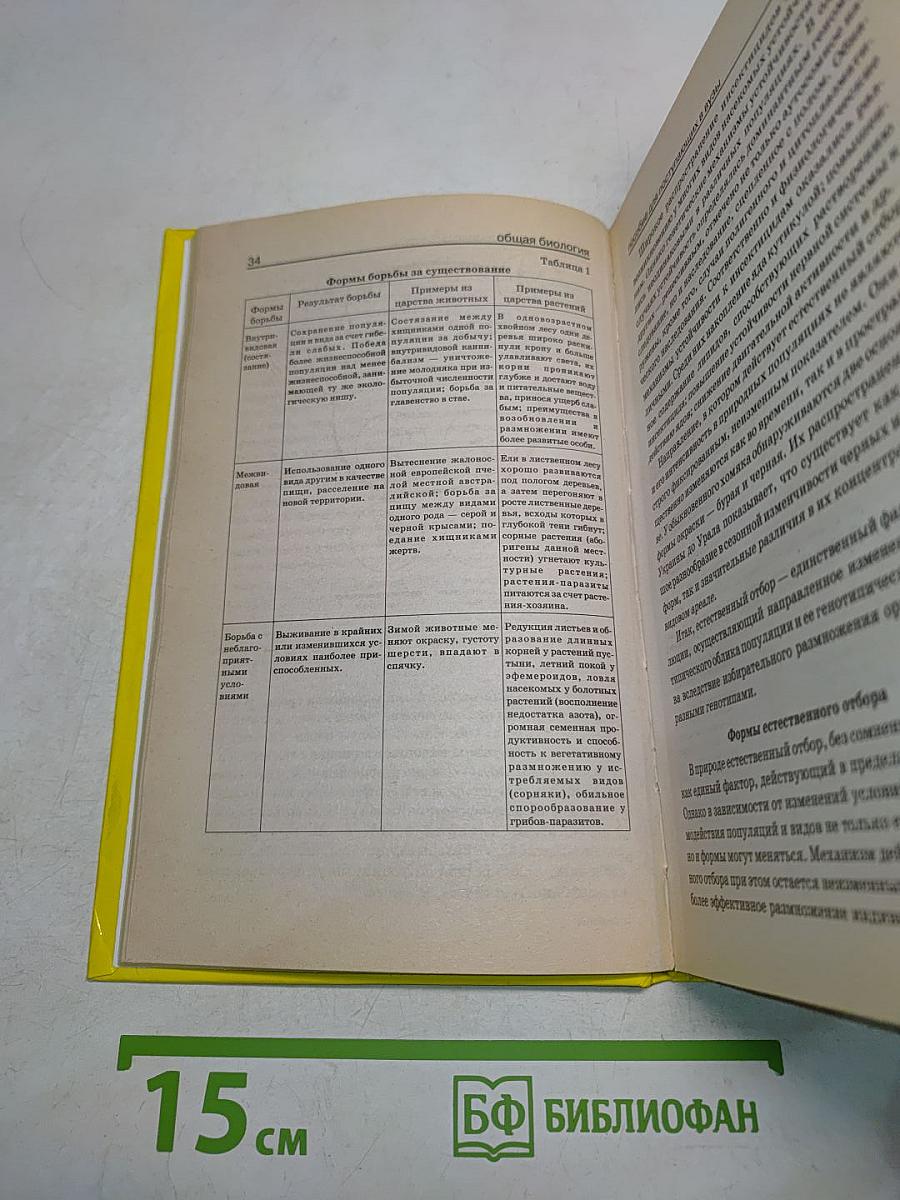 Биология для поступающих в вузы и подготовки к ЕГЭ