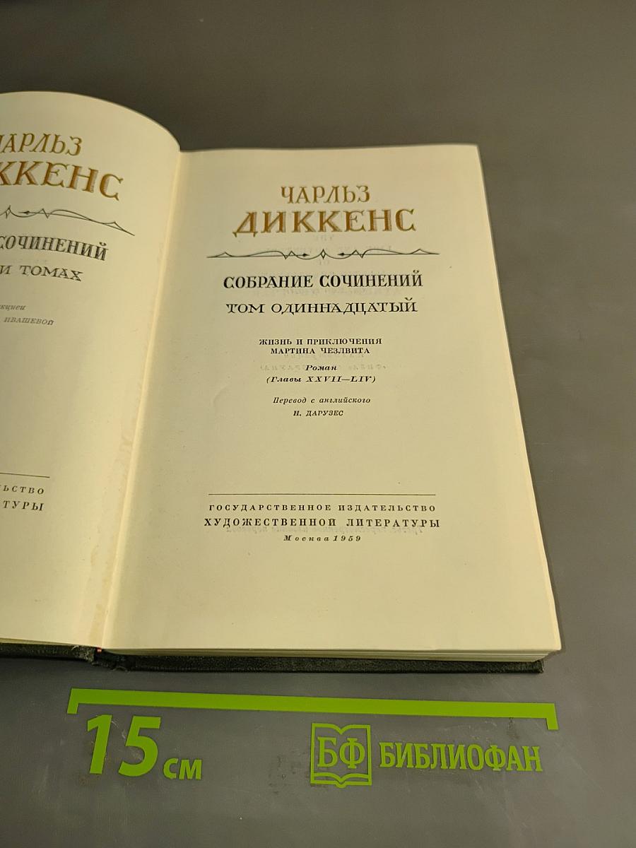 Собрание сочинений. Том одиннадцатый. Жизнь и приключения Мартина Чезлвита