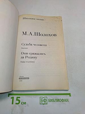 Судьба человека. Они сражались за Родину