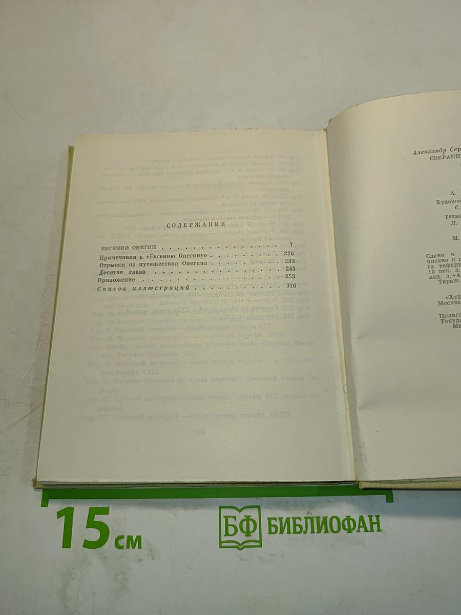 Собрание сочинений. Том пятый. Евгений Онегин