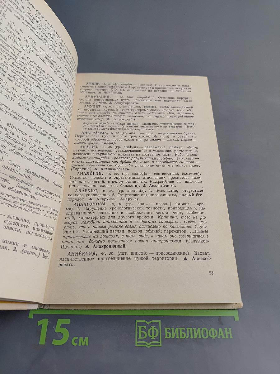 Школьный словарь иностранных слов