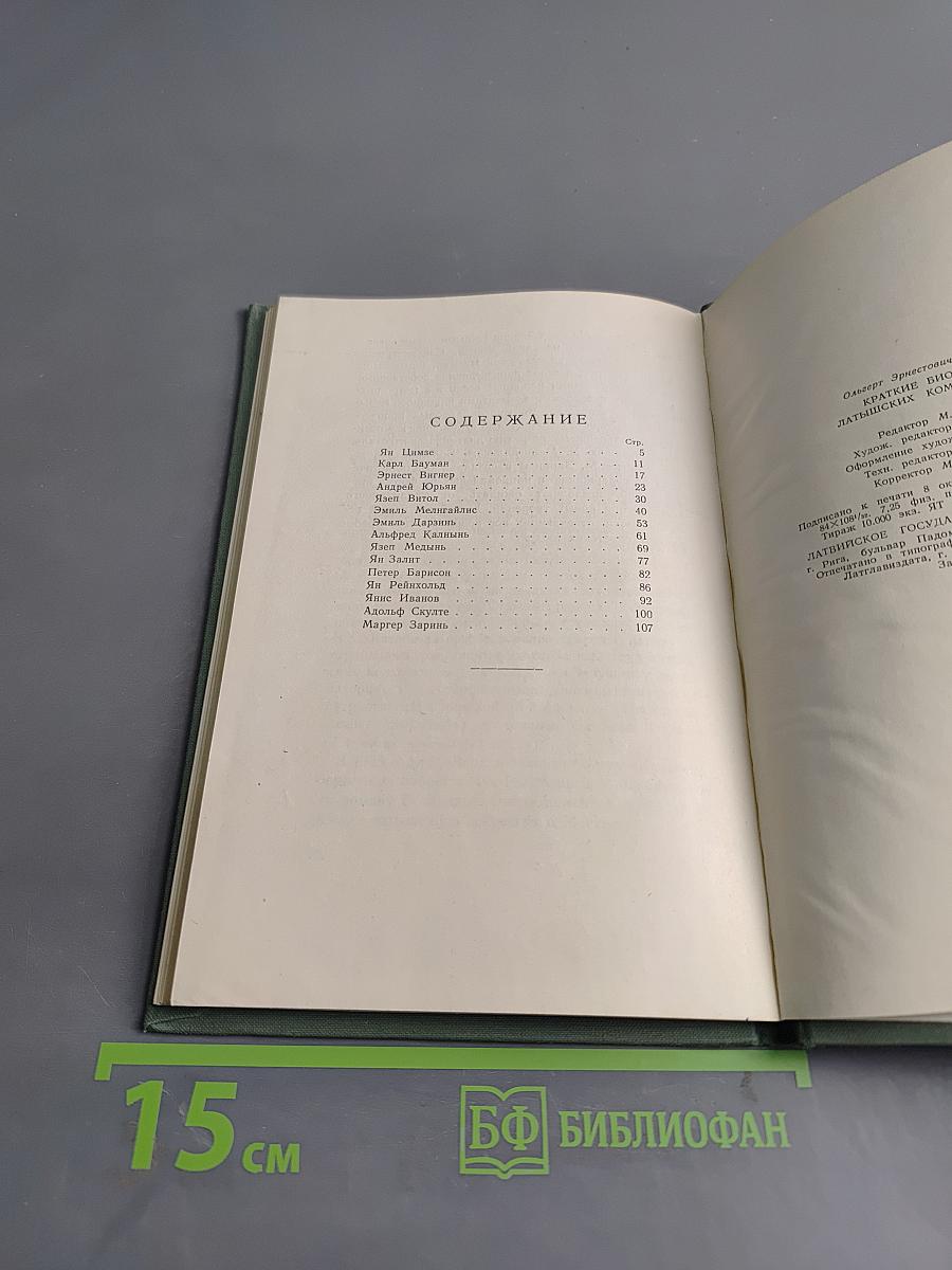 Краткие биографии латышских композиторов